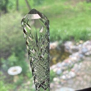 Vintage Crystal Perfume Bottle wApplicator